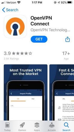 OpenVPN config - iOS - Play Store