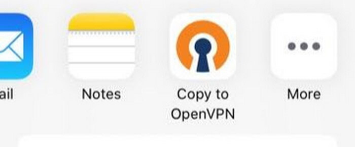 Files on iOS - open with