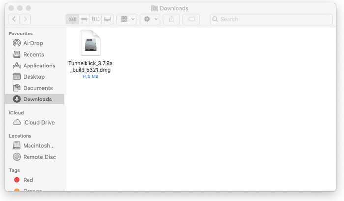 macOS OpenVPN Installation