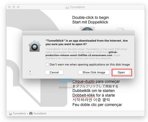 macOS OpenVPN Installation